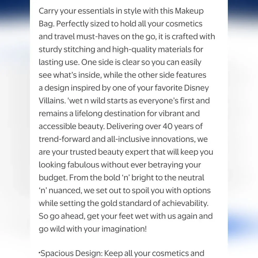 wet n wild bold design